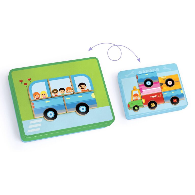 DJECO INZEBOX PUZZLE - VEHICLES