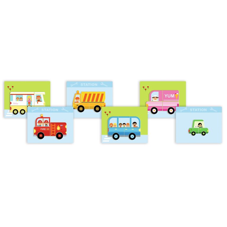 DJECO PUZZLE INZEBOX - VEHICLES