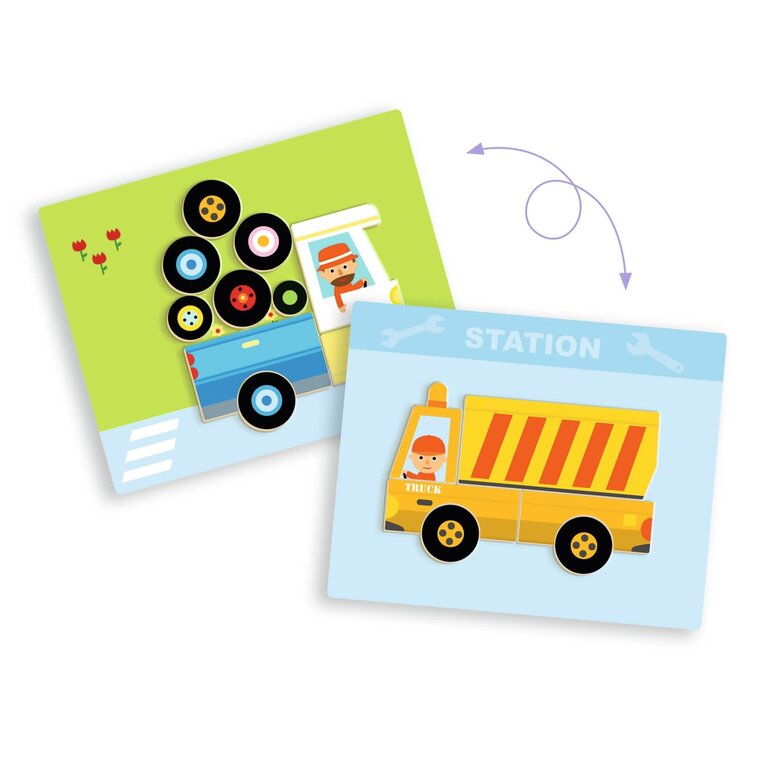 DJECO PUZZLE INZEBOX - VEHICLES