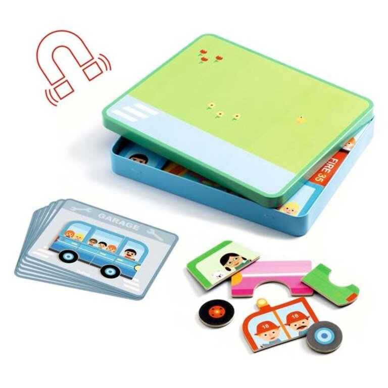 DJECO DJECO - PUZZLE INZEBOX - VEHICLES