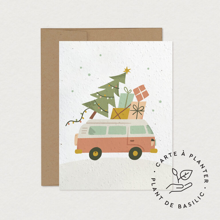 MIMOSA DESIGN CARTE DE SOUHAITS À PLANTER - VAN DE VOEUX