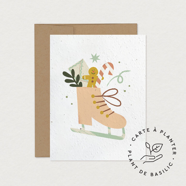 MIMOSA DESIGN MIMOSA - CARTE DE SOUHAITS À PLANTER - VIRÉE SUR GLACE