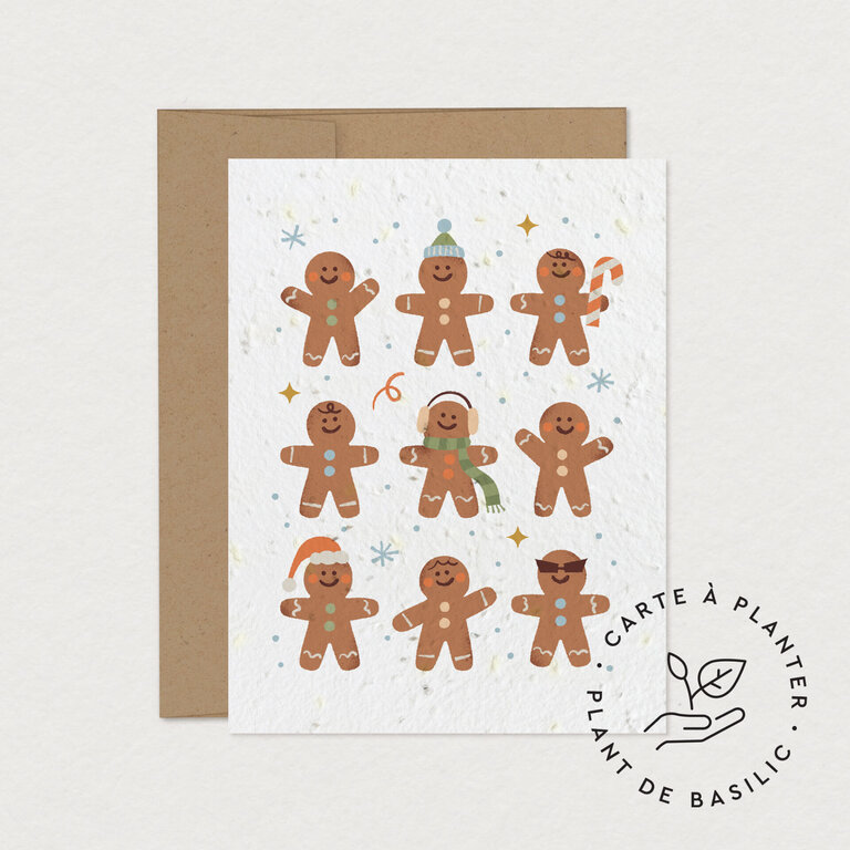 MIMOSA DESIGN CARTE DE SOUHAITS À PLANTER - GINGER CLUB