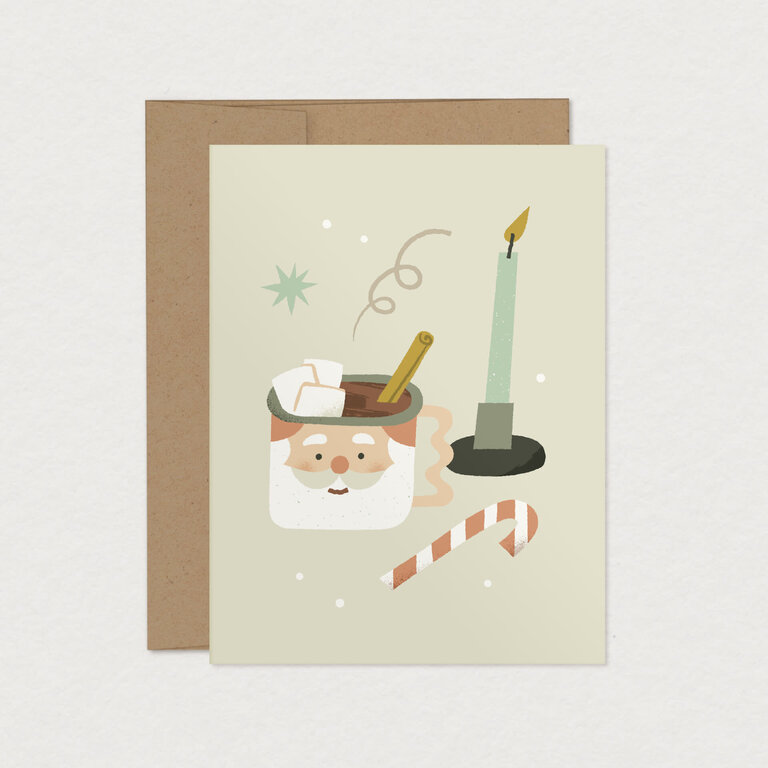 MIMOSA DESIGN MIMOSA - CARTE DE SOUHAITS - CHOCO CANNELLE