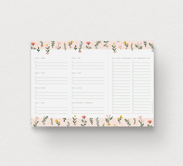 MIMOSA DESIGN MIMOSA - PLANIFICATEUR DE REPAS - HERBARIUM