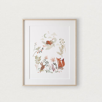 MIMOSA DESIGN AFFICHE MURALE 8 X 10 - TENDRESSE