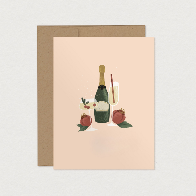 MIMOSA DESIGN CARTE DE SOUHAITS - BULLES FESTIVES (SANS TEXTE)