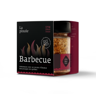 LA PINCÉE MÉLANGE D'ÉPICES BARBECUE ET SUCRE D'ÉRABLE