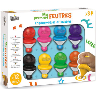 CREALIGN MES PREMIERS FEUTRES - 8 PIÈCES