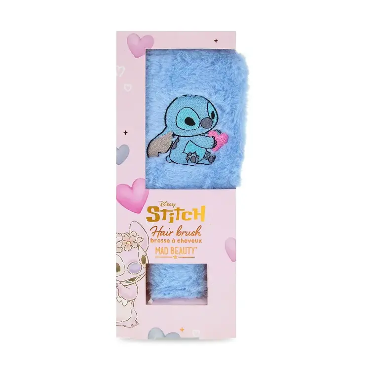 MAD BEAUTY FLUFFY HAIRBRUSH - I HEART STITCH