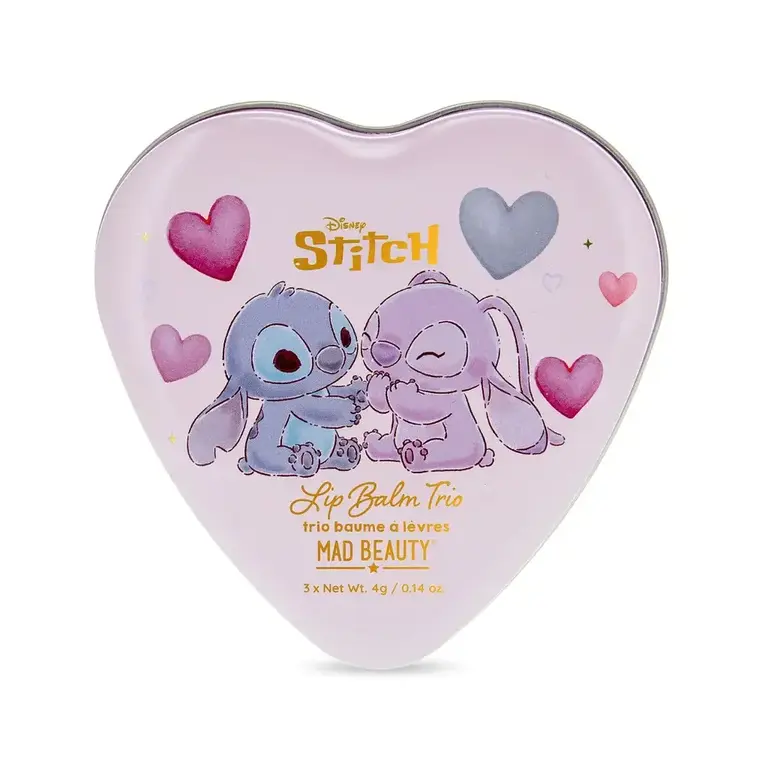 MAD BEAUTY LIP BALM TRIO - I HEART STITCH
