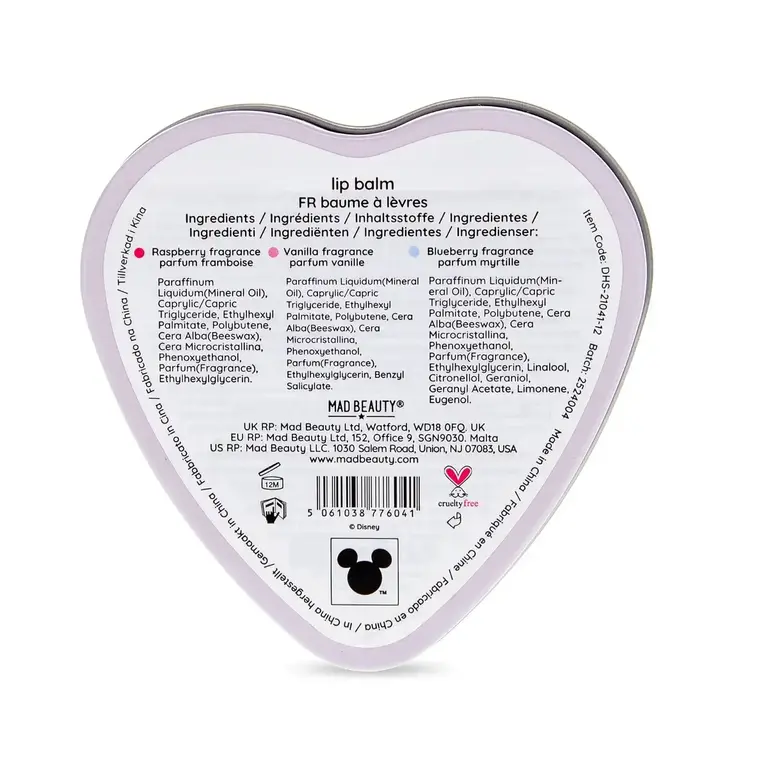 MAD BEAUTY LIP BALM TRIO - I HEART STITCH