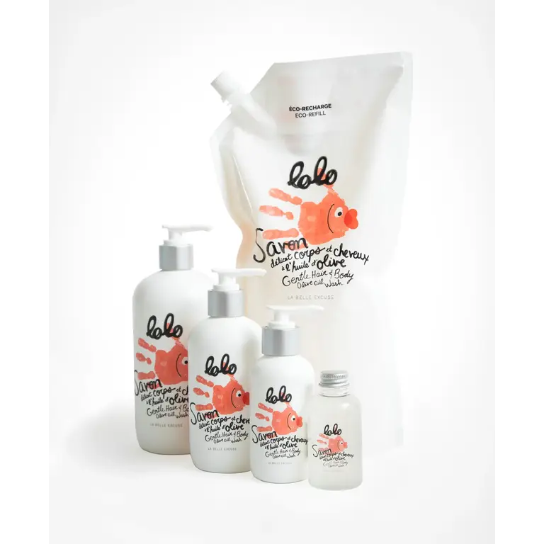 LOLO & MOI GENTLE BODY AND HAIR SOAP WITH OLIVE OIL