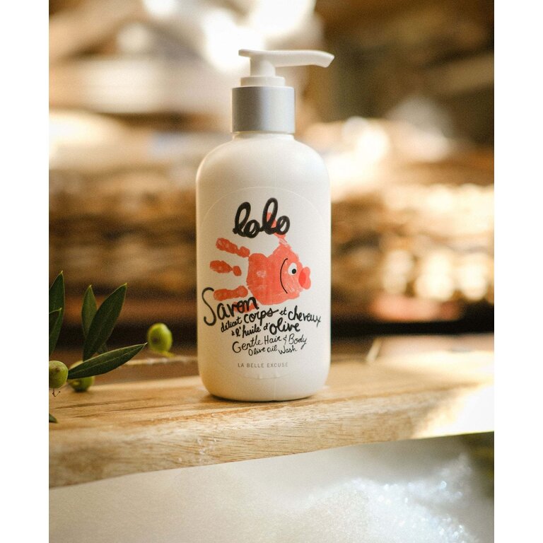 LOLO & MOI GENTLE BODY AND HAIR SOAP WITH OLIVE OIL