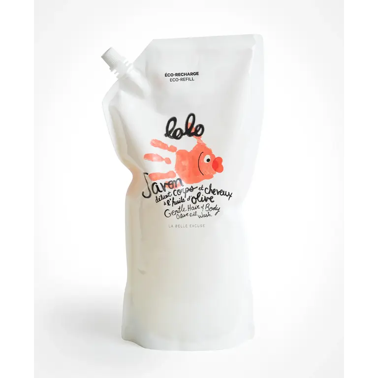 LOLO & MOI SAVON DÉLICAT CORPS ET CHEVEUX À L'HUILE D'OLIVE