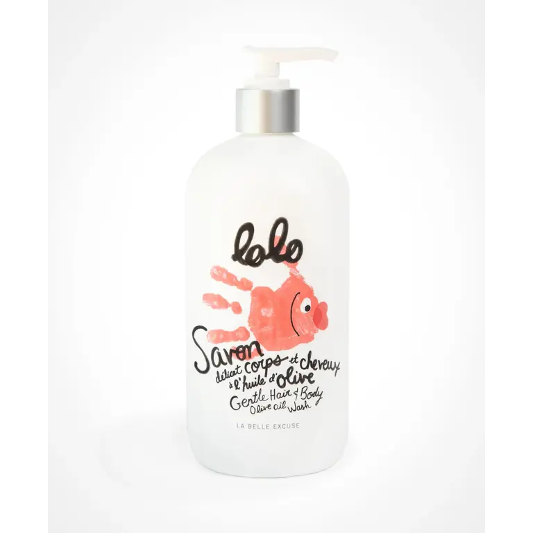 LOLO & MOI SAVON DÉLICAT CORPS ET CHEVEUX À L'HUILE D'OLIVE