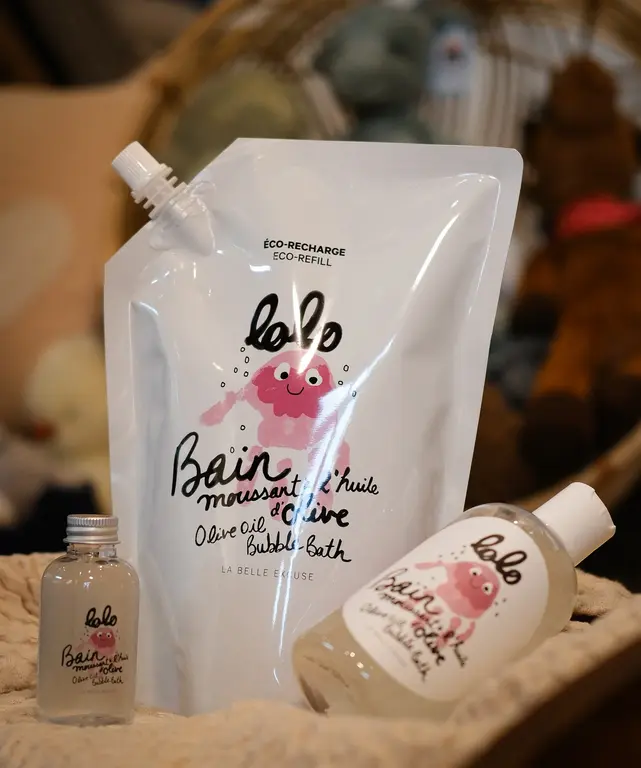 LOLO & MOI BAIN MOUSSANT À L'HUILE D'OLIVE