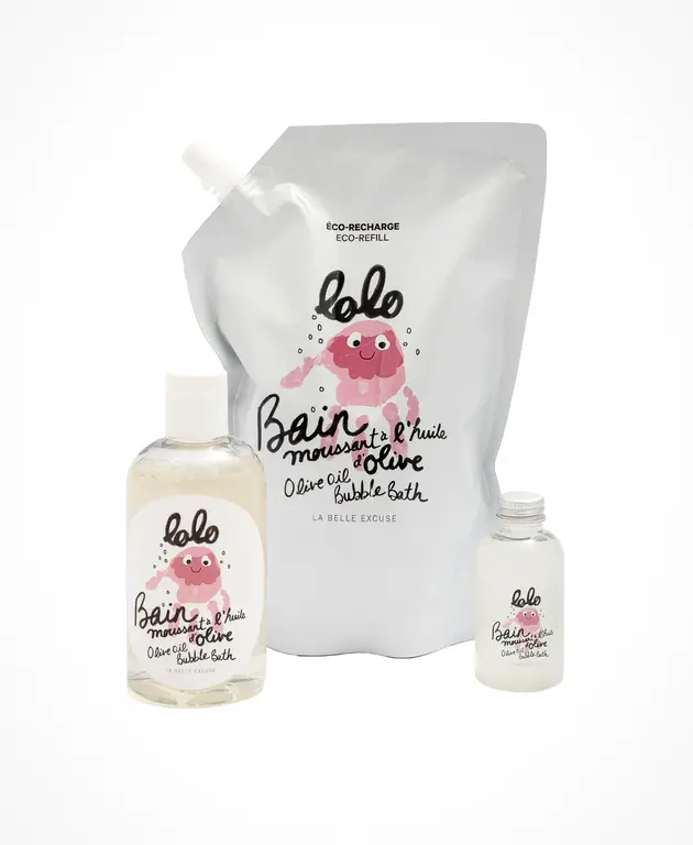 LOLO & MOI BAIN MOUSSANT À L'HUILE D'OLIVE