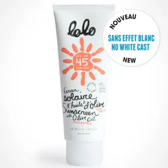 LOLO & MOI ÉCRAN SOLAIRE NON-PARFUMÉ À L'HUILE D'OLIVE - 75G