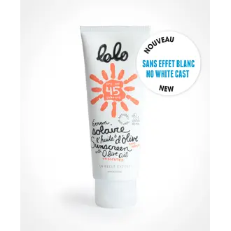 LOLO & MOI ÉCRAN SOLAIRE NON-PARFUMÉ À L'HUILE D'OLIVE - 75G