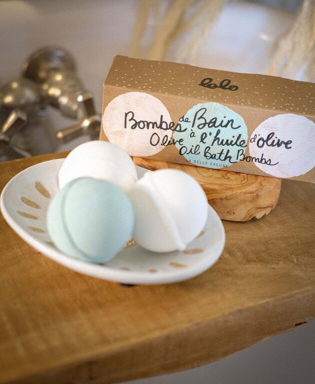 LOLO & MOI BOMBES DE BAIN À L'HUILE D'OLIVE