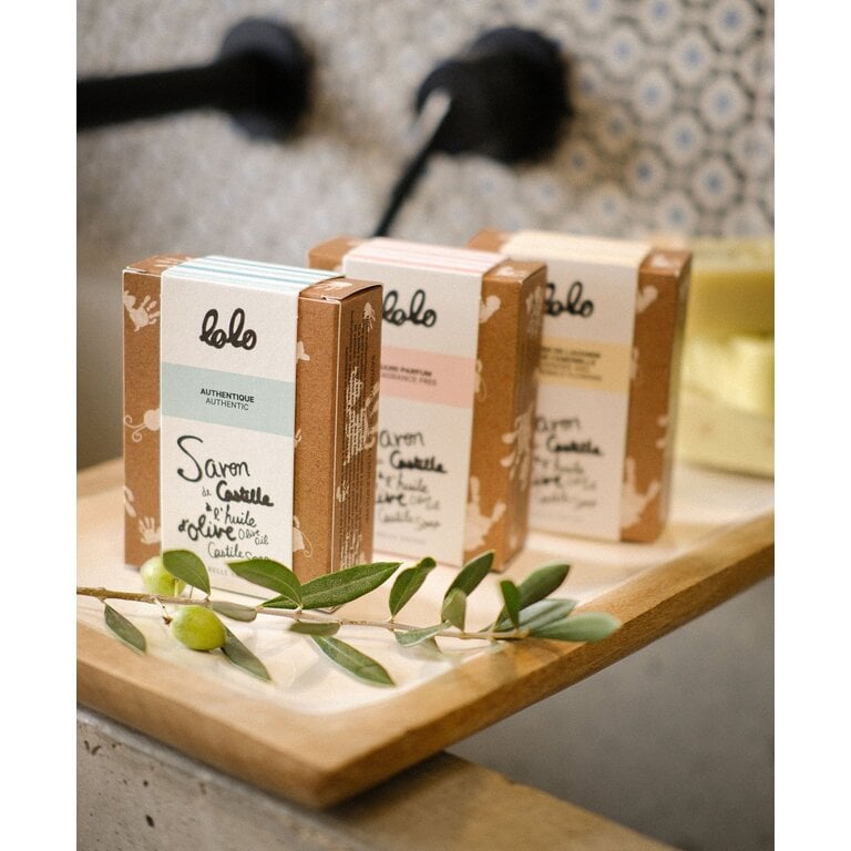 LOLO & MOI UNSCENTED OLIVE OIL CASTILE SOAP