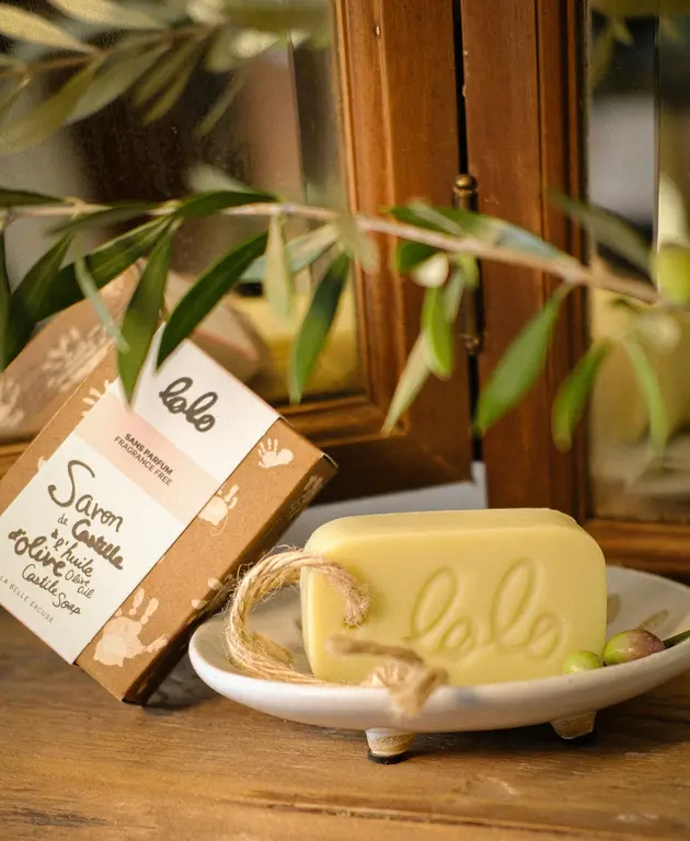 LOLO & MOI SAVON DE CASTILLE À L'HUILE D'OLIVE SANS PARFUM