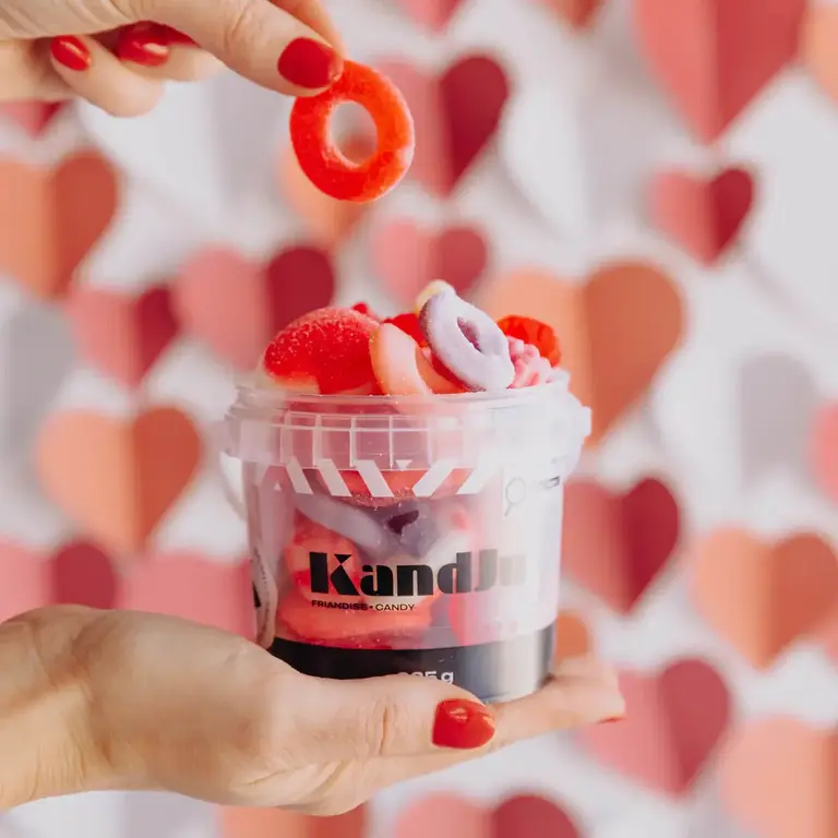 KANDJU MINI SEAU MÉLANGE DE SAINT-VALENTIN - 225g