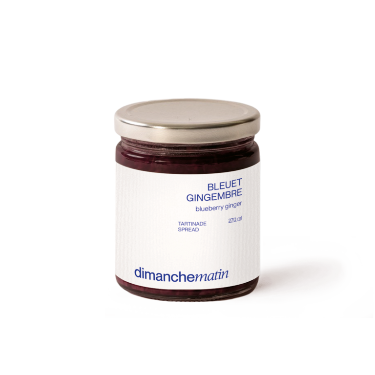 DIMANCHE MATIN TARTINADE - BLEUET GINGEMBRE