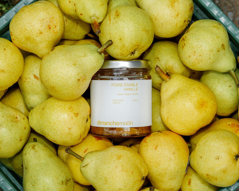 DIMANCHE MATIN TARTINADE - POIRE, ÉRABLE & VANILLE