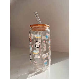 ALAROCQUE DESIGN VERRE  16 OZ - LIVRES, CAFÉS & LISEUSES