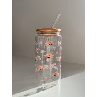 ALAROCQUE DESIGN VERRE  16 OZ - CROISSANTS ET BOUCLES