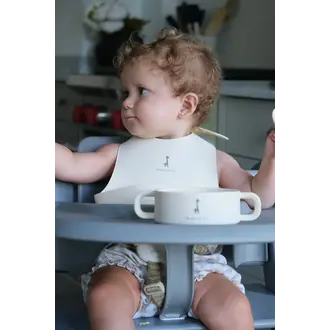 MICASSO & CO BOL EN SILICONE AVEC POIGNÉES - SABLE