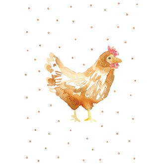 STÉPHANIE RENIÈRE GREETING CARD - GINGER