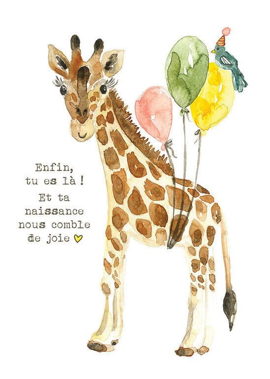 STÉPHANIE RENIÈRE CARTE DE SOUHAITS - GISÈLE 03