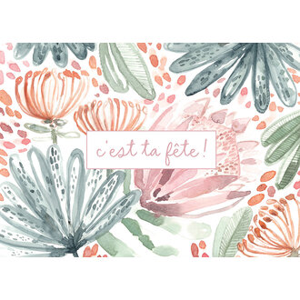 STÉPHANIE RENIÈRE STÉPHANIE RENIÈRE - CARTE DE SOUHAITS - MAMA AFRICA 01