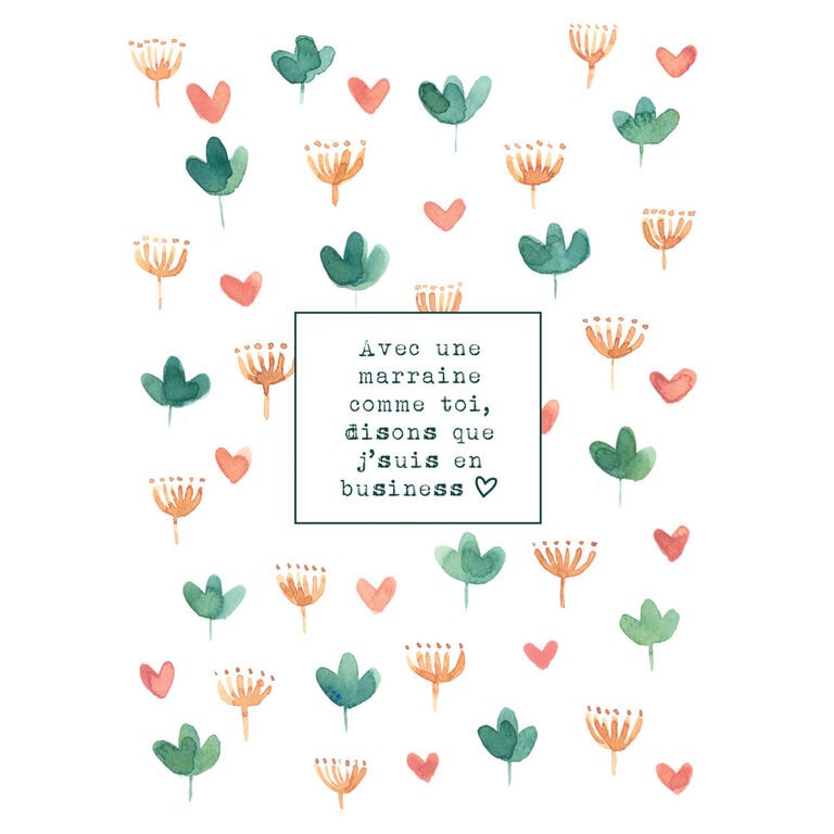 STÉPHANIE RENIÈRE GREETING CARD - SIMONE 01