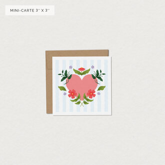 MIMOSA DESIGN MINI CARTE DE SOUHIATS - BRIGITTE