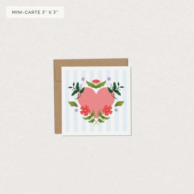 MIMOSA DESIGN MINI CARTE DE SOUHIATS - BRIGITTE