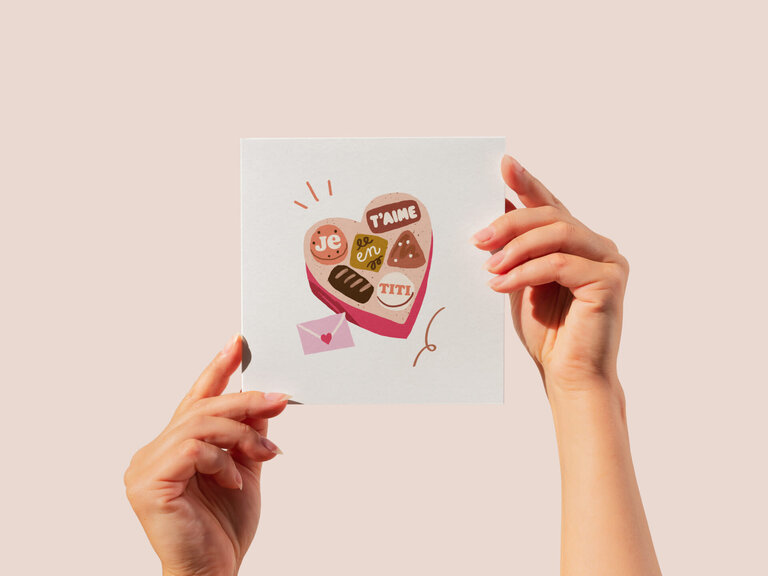 MIMOSA DESIGN CARTE DE SOUHAITS - LOVE BOX