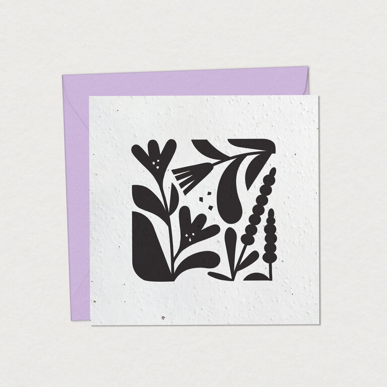 MIMOSA DESIGN CARTE DE SOUHAITS À PLANTER - MELLOW YELLOW