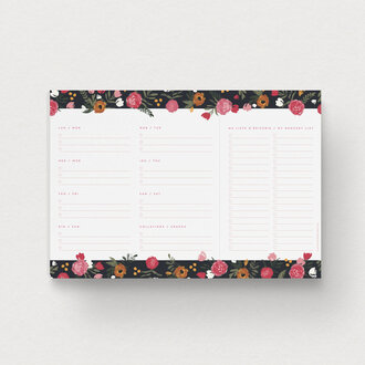 MIMOSA DESIGN PLANIFICATEUR DE REPAS -  ROMANCE