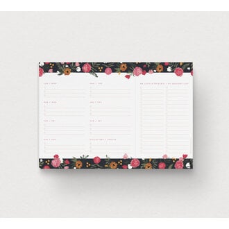MIMOSA DESIGN PLANIFICATEUR DE REPAS -  ROMANCE