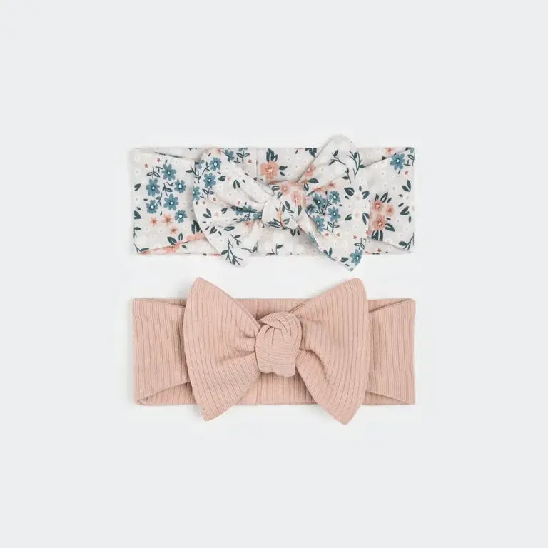 PETIT LEM DUO DE BANDEAUX FLEURS PRINTANIÈRES ET ROSES