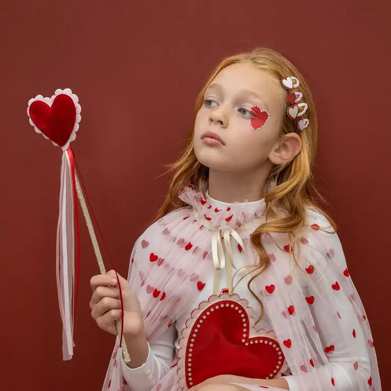 MIMI & LULA SET OF 4 CLIPS - SCALLOPED HEART