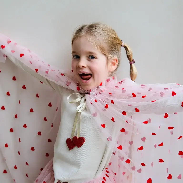 MIMI & LULA ENSEMBLE DE 8 ÉLASTIQUES À CHEVEUX - MINI HEART