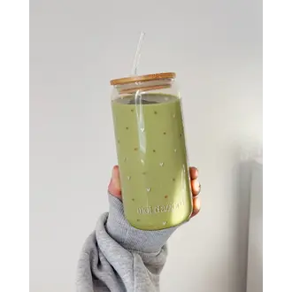 MOI D'ABORD TUMBLER EN VERRE - AMOUR PICOTÉ