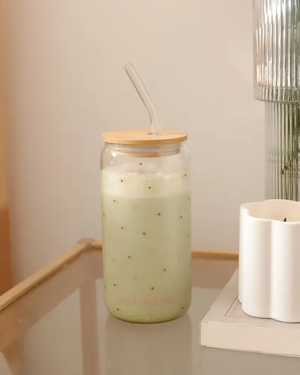 MOI D'ABORD TUMBLER EN VERRE - AMOUR PICOTÉ