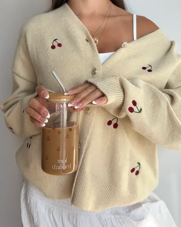 MOI D'ABORD  TUMBLER EN VERRE - CERISETTE