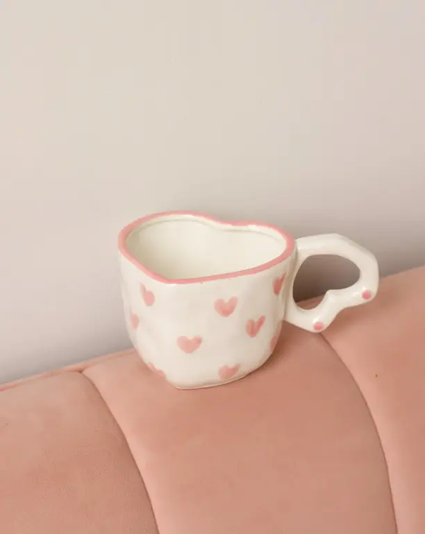 MOI D'ABORD MOI D'ABORD - TASSE - POIGNÉE EN COEUR